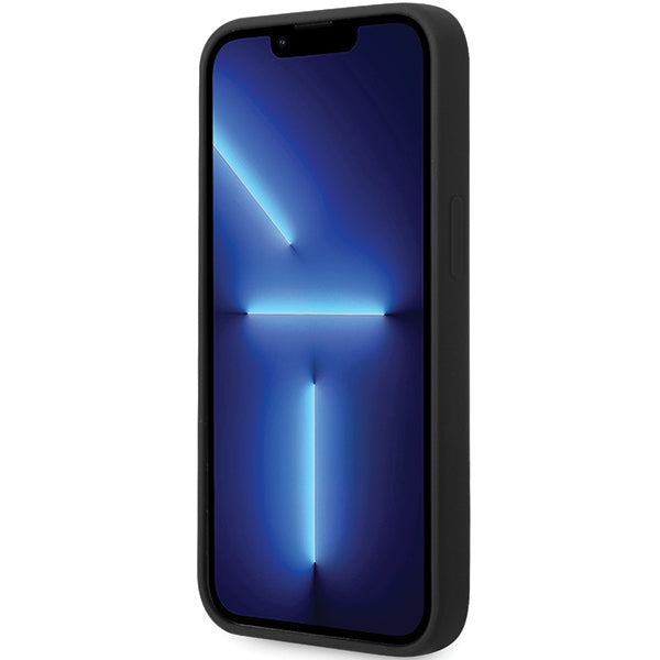 BMW BMHMP14SSILBK2 case for iPhone 14 - black Signature Liquid Silicone MagSafe