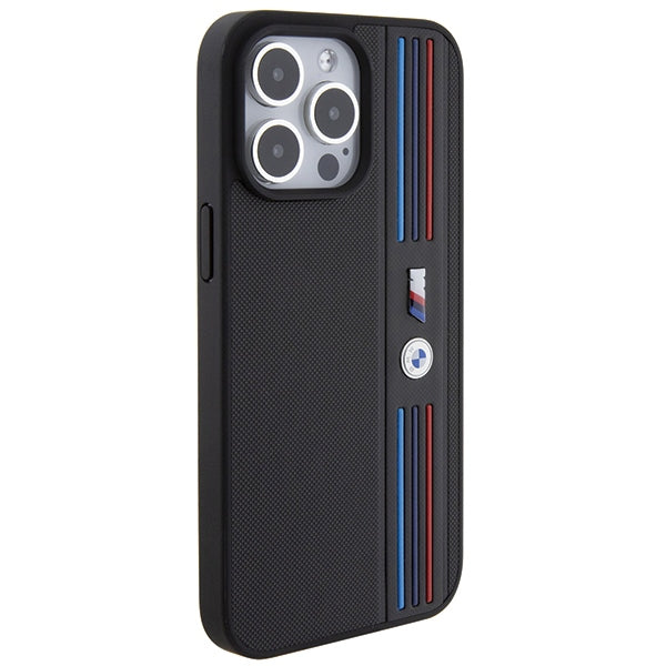 BMW Tricolor M Collection iPhone 15 Pro Case - Black