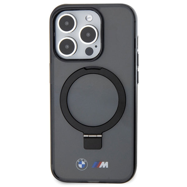 BMW Ring Stand M Collection MagSafe Case for iPhone 15 Pro - Black