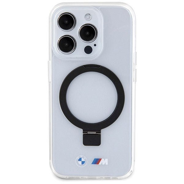 BMW Ring Stand M Collection MagSafe case for iPhone 15 Pro Max - transparent