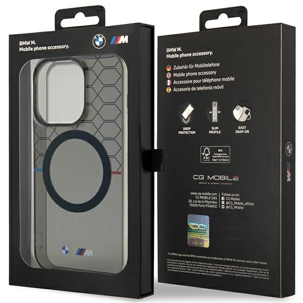 BMW Pattern MagSafe case for iPhone 13 Pro Max - gray