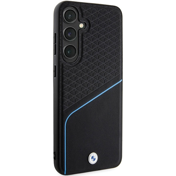 BMW BMHMS24S23RDCLK S24 S921 black/black hardcase Signature Leather Textured &amp; Line MagSafe