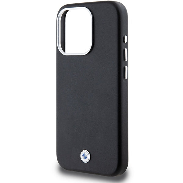 BMW Signature Wrapped Metal MagSafe case for iPhone 15 Pro - black