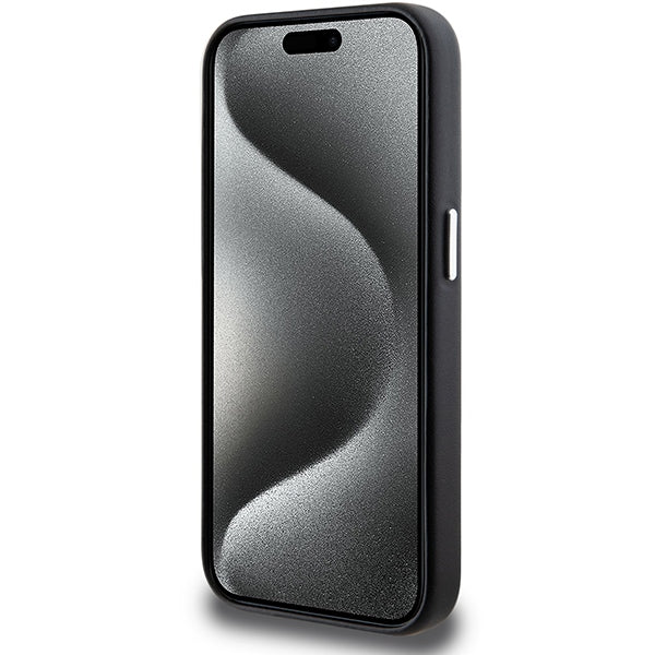 BMW Signature Wrapped Metal MagSafe case for iPhone 15 Pro - black