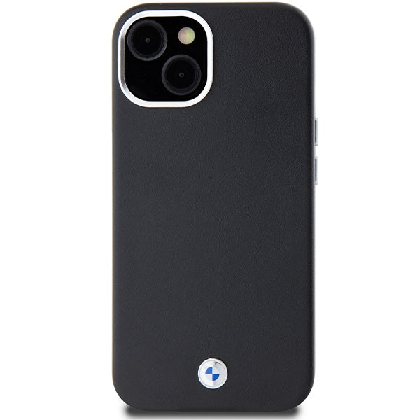 BMW Signature Wrapped Metal MagSafe Case for iPhone 15/14/13 - Black
