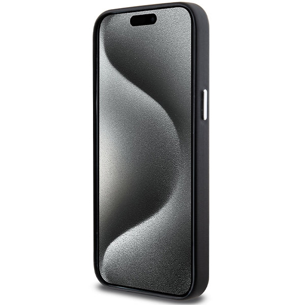 BMW Signature Wrapped Metal MagSafe case for iPhone 15 Pro Max - black