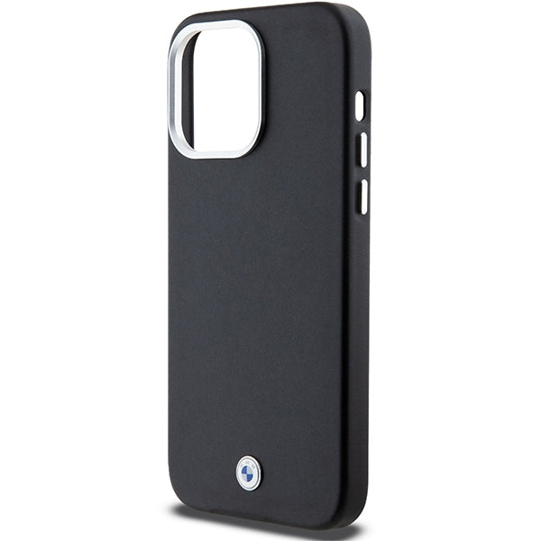 BMW Signature Wrapped Metal MagSafe case for iPhone 15 Pro Max - black