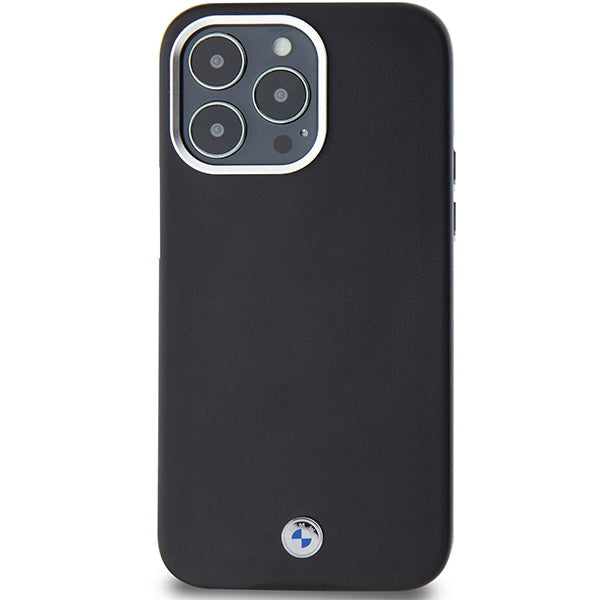 BMW Signature Wrapped Metal MagSafe case for iPhone 15 Pro Max - black