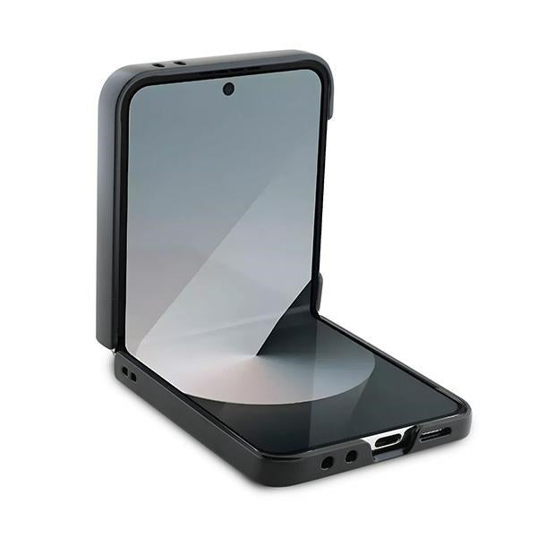 BMW Carbon Tricolor Case for Samsung Galaxy Z Flip 6 - Black