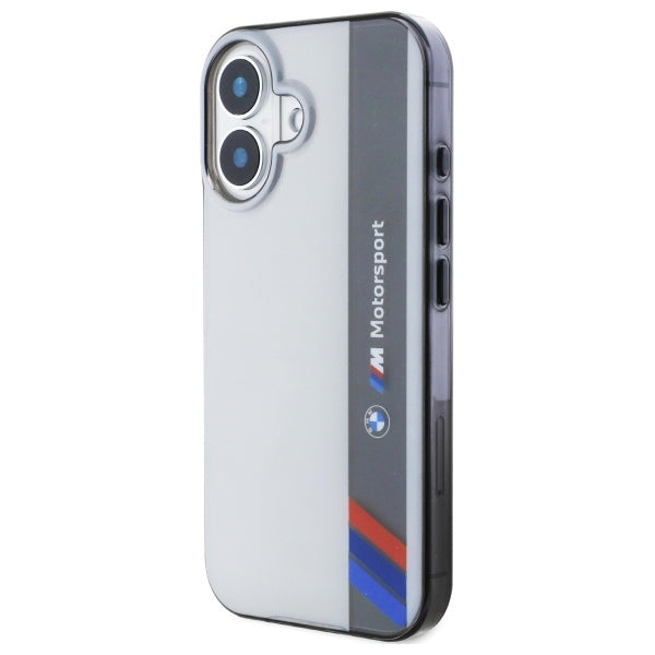 BMW Motosport IML Vertical Stripe iPhone 16 Case - Gray