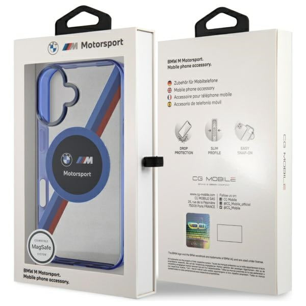 BMW Motosport IML Circle MagSafe iPhone 16 Case - Black