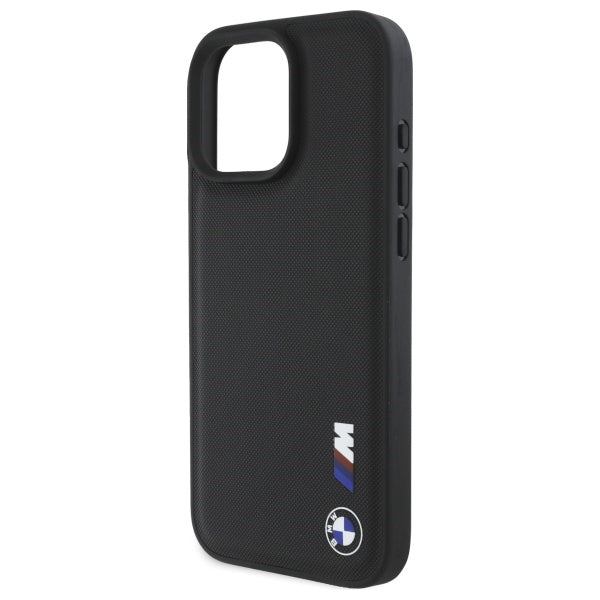 BMW Smooth Rubber Logo iPhone 16 Pro Max Case - Black