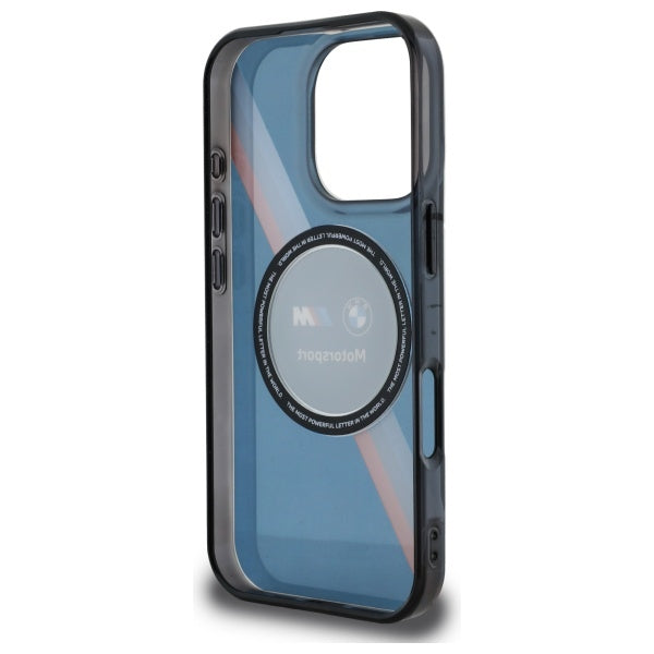 BMW Motosport IML Circle MagSafe case for iPhone 16 Pro - navy blue