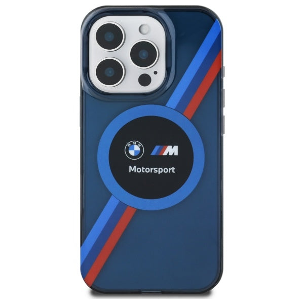BMW Motosport IML Circle MagSafe case for iPhone 16 Pro - navy blue