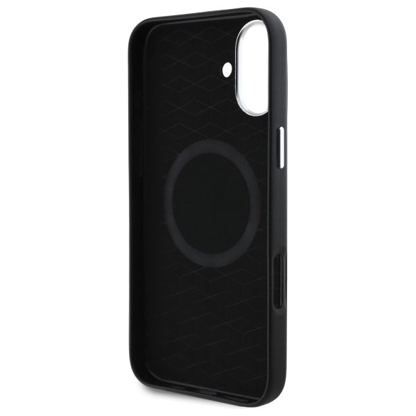 BMW M Smooth Full Wrapped Metal MagSafe Case for iPhone 16 Plus - Black