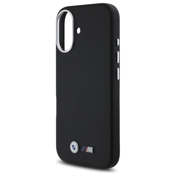 BMW M Smooth Full Wrapped Metal MagSafe iPhone 16 Case - Black