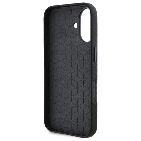 BMW Carbon Wrapped Metal iPhone 16 Case - Black