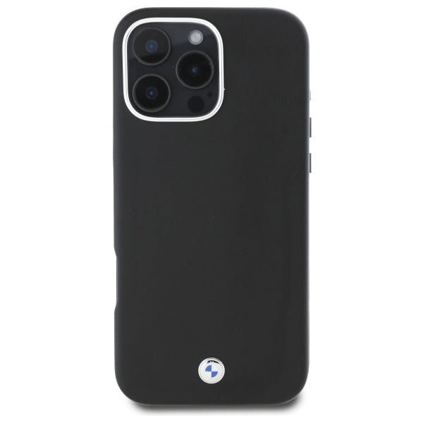 BMW Sign Full Wrapped Metal MagSafe iPhone 16 Pro Case - Black
