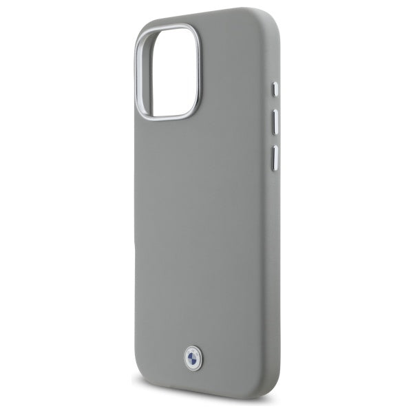 BMW Sign Full Wrapped Metal MagSafe Case for iPhone 16 Pro Max - Gray