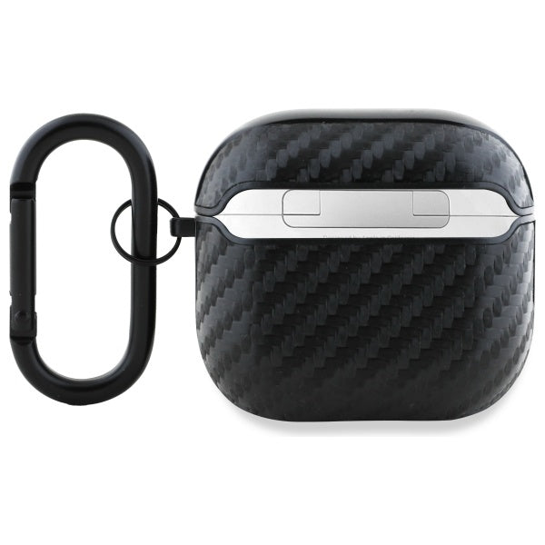 BMW BMA4CMPUCA AirPods 4 cover black/black PU Carbon M Collection