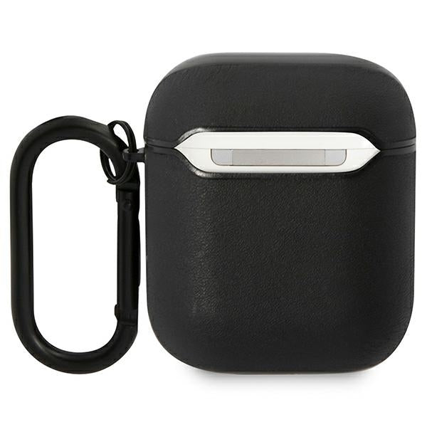 BMW Leather Color Lines Case for AirPods 1 / 2 - Black