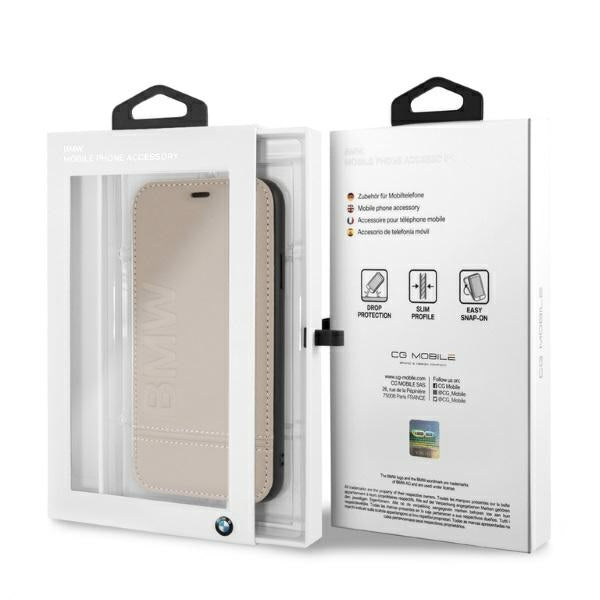 BMW Logo Imprint iPhone Xr Case - Beige