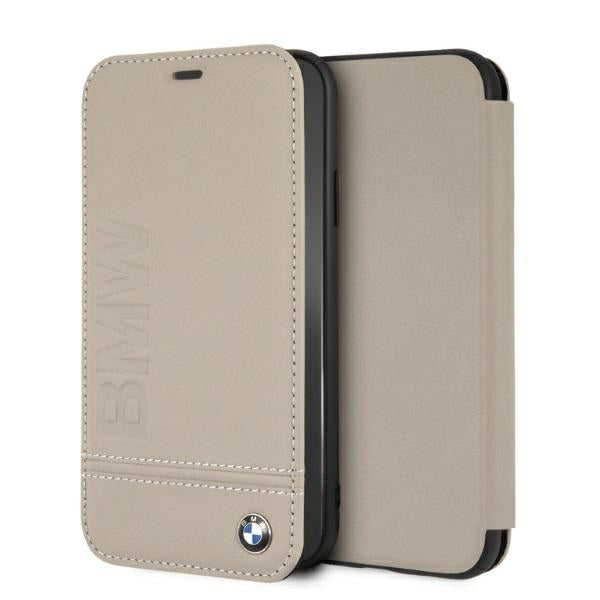BMW Logo Imprint iPhone Xr Case - Beige