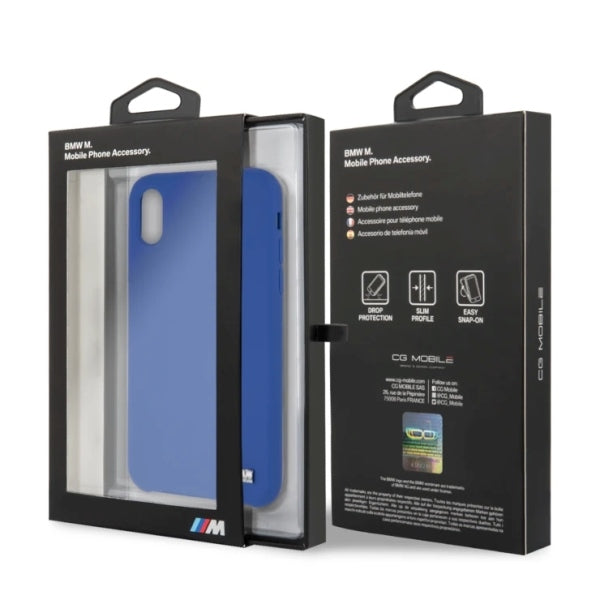 BMW Silicone M Collection iPhone X / Xs Case - Blue