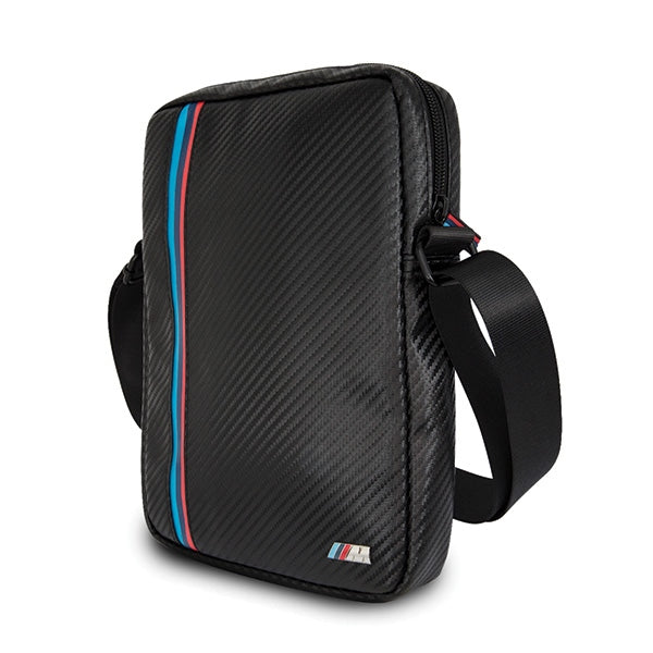 BMW Carbon / Tricolor Stripe 8" Tablet Bag - Black