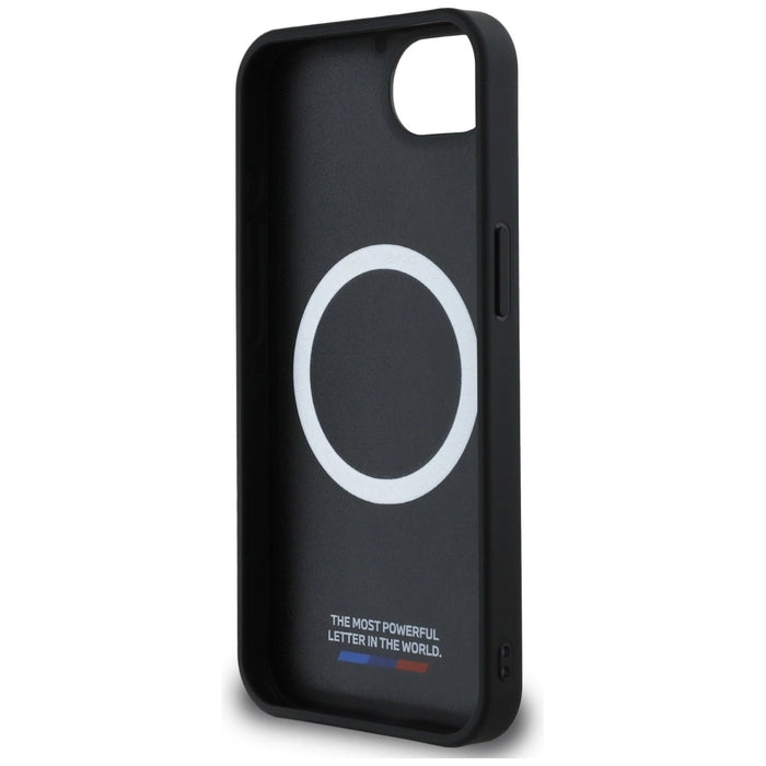 BMW Oversized Stripes MagSafe case for iPhone 16e - black