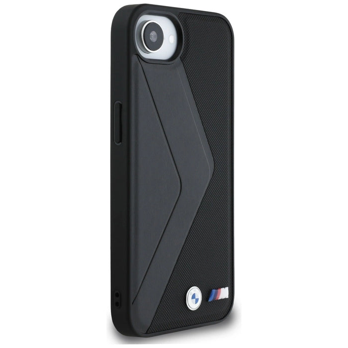 BMW Oversized Stripes MagSafe case for iPhone 16e - black