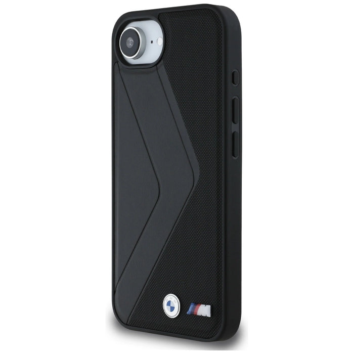 BMW Oversized Stripes MagSafe case for iPhone 16e - black
