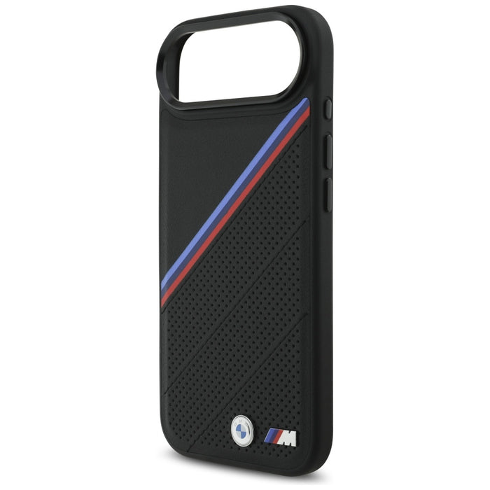 BMW M Tricolor Metal Logo MagSafe Case for iPhone 17 Air - Black