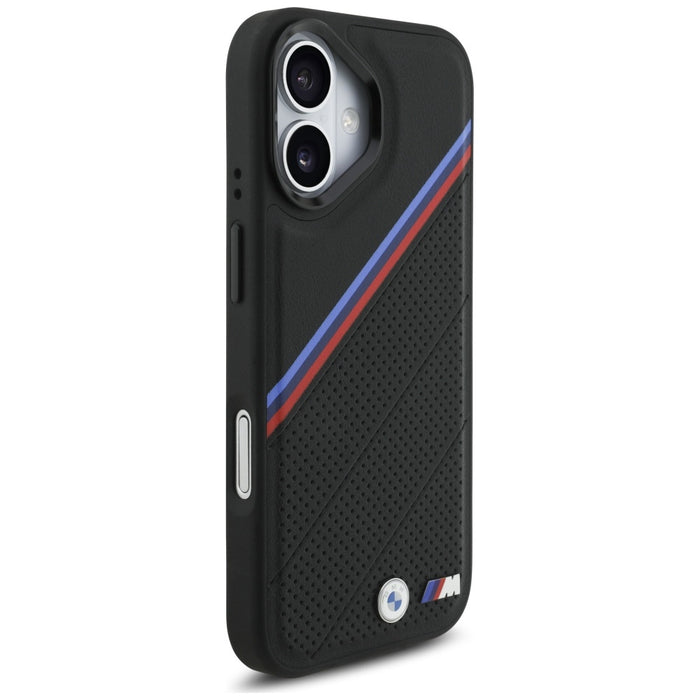 BMW M Tricolor Metal Logo MagSafe Case for iPhone 17 - Black