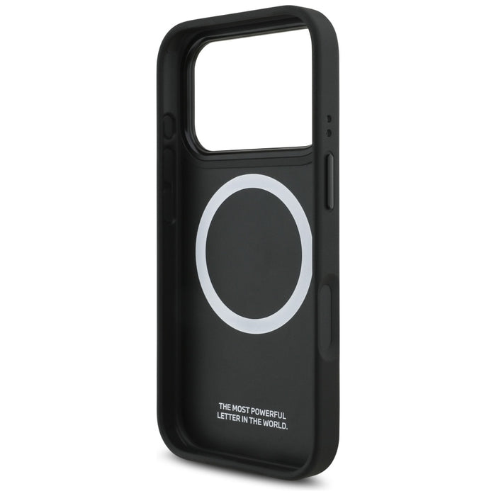 BMW M Tricolor Metal Logo MagSafe Case for iPhone 17 Pro - Gray
