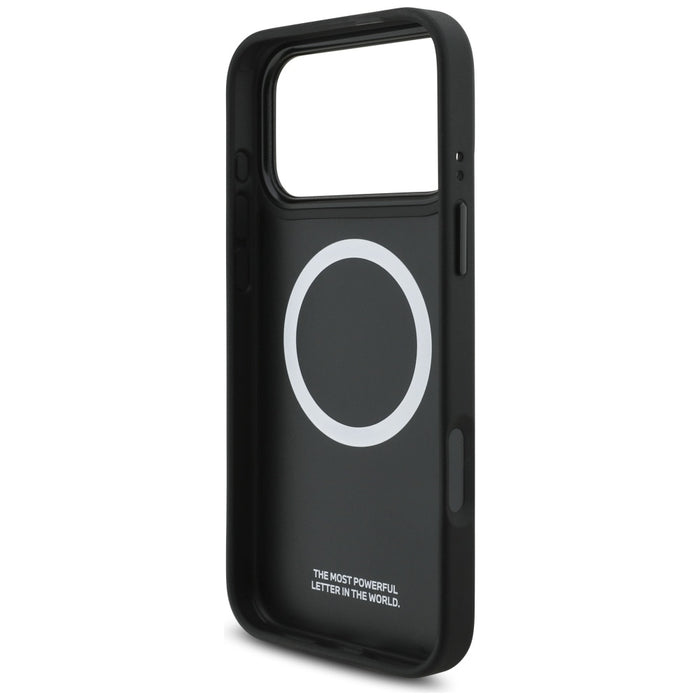 BMW M Perforated Stripe Logo MagSafe Case for iPhone 17 Pro Max - Navy Blue