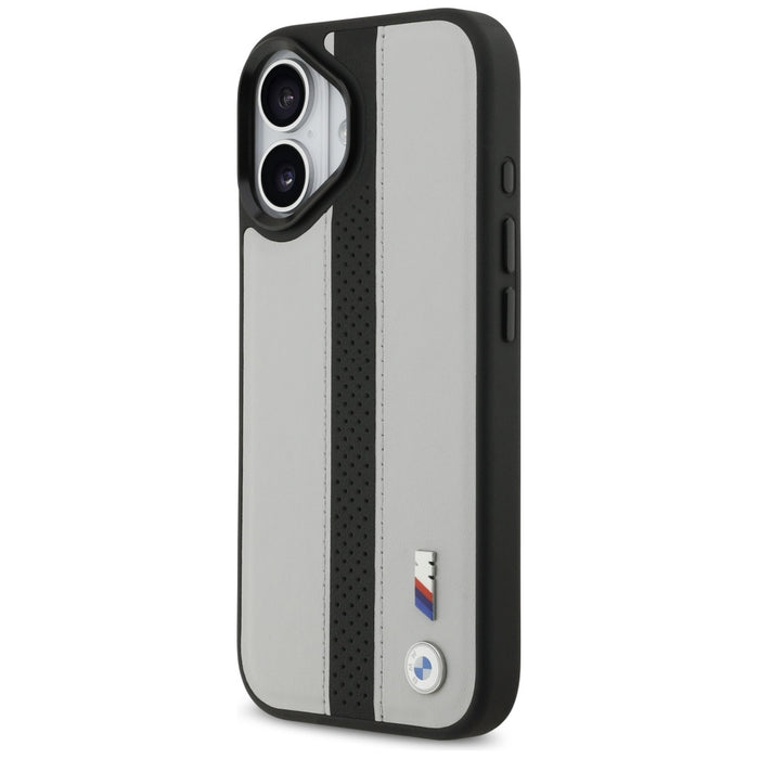 BMW M Perforated Stripe Logo MagSafe Case for iPhone 17 - Gray