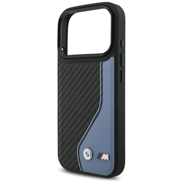 BMW M Carbon Logo MagSafe Case for iPhone 17 Pro - Blue