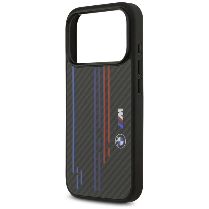 BMW M Kevlar Lines &amp; Logo MagSafe Case for iPhone 17 Pro - Black