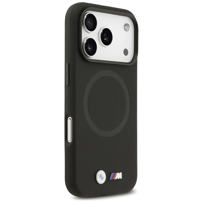 BMW M FW Metal Logo MagSafe Case for iPhone 17 Pro - Black