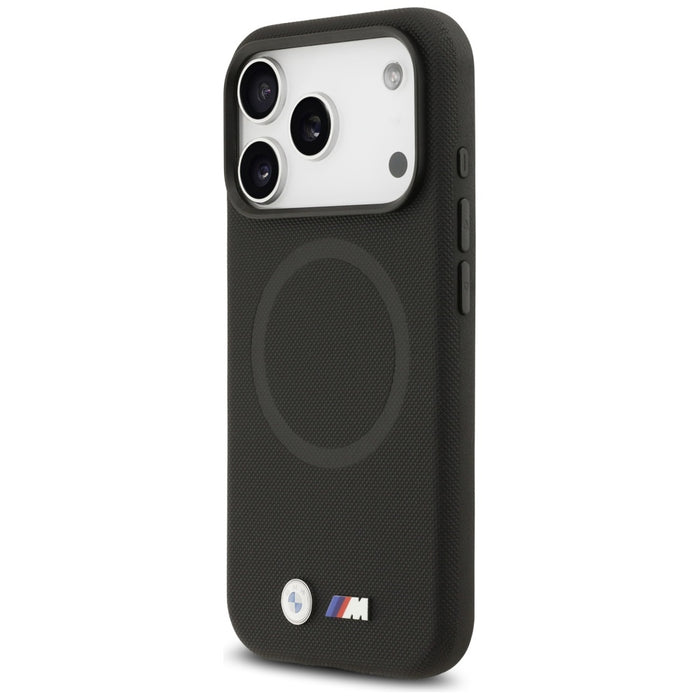 BMW M FW Metal Logo MagSafe Case for iPhone 17 Pro - Black