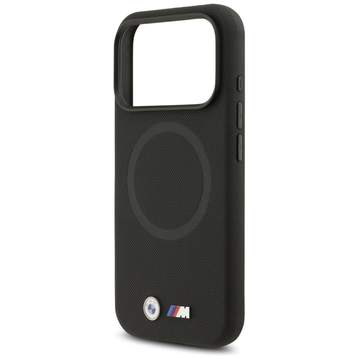 BMW M FW Metal Logo MagSafe Case for iPhone 17 Pro Max - Black