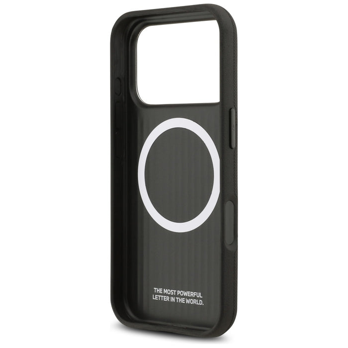 BMW M FW Metal Logo MagSafe Case for iPhone 17 Pro Max - Black