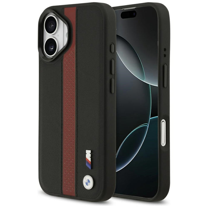 BMW M Perforated Stripe Logo MagSafe Case for iPhone 17 - Red