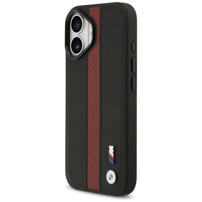 BMW M Perforated Stripe Logo MagSafe Case for iPhone 17 - Red