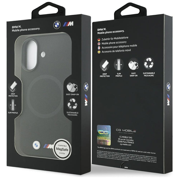 BMW M FW Metal Logo MagSafe Case for iPhone 17 - Black