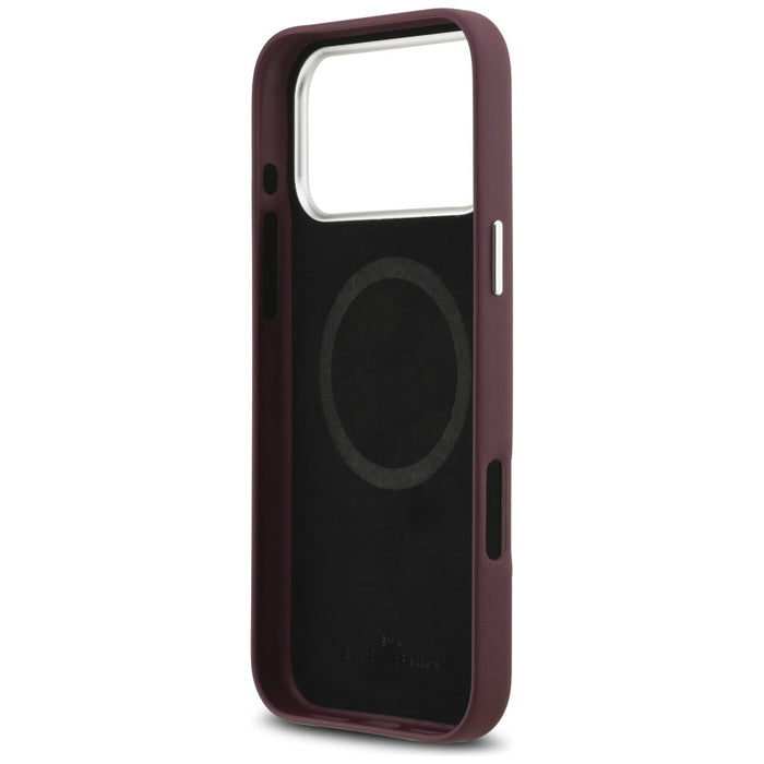 BMW Sign Full Wrapped Metal MagSafe Case for iPhone 17 Pro Max - Red