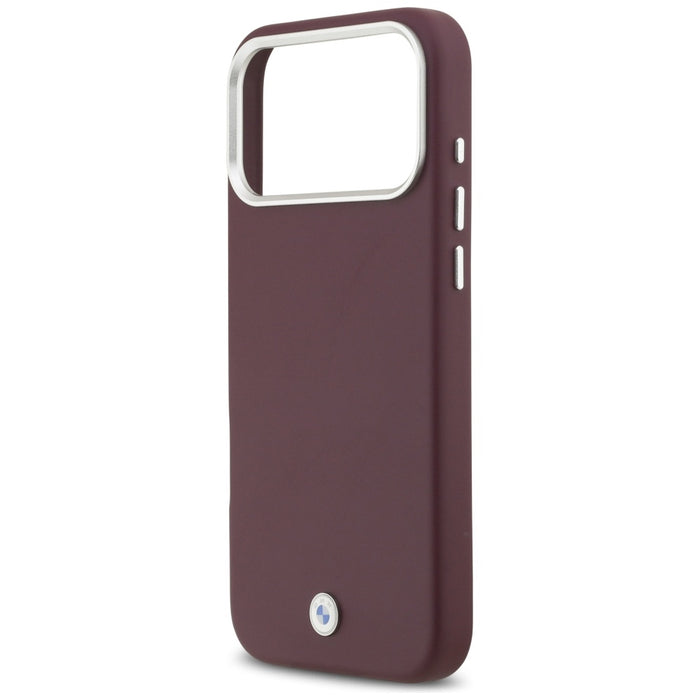 BMW Sign Full Wrapped Metal MagSafe Case for iPhone 17 Pro Max - Red