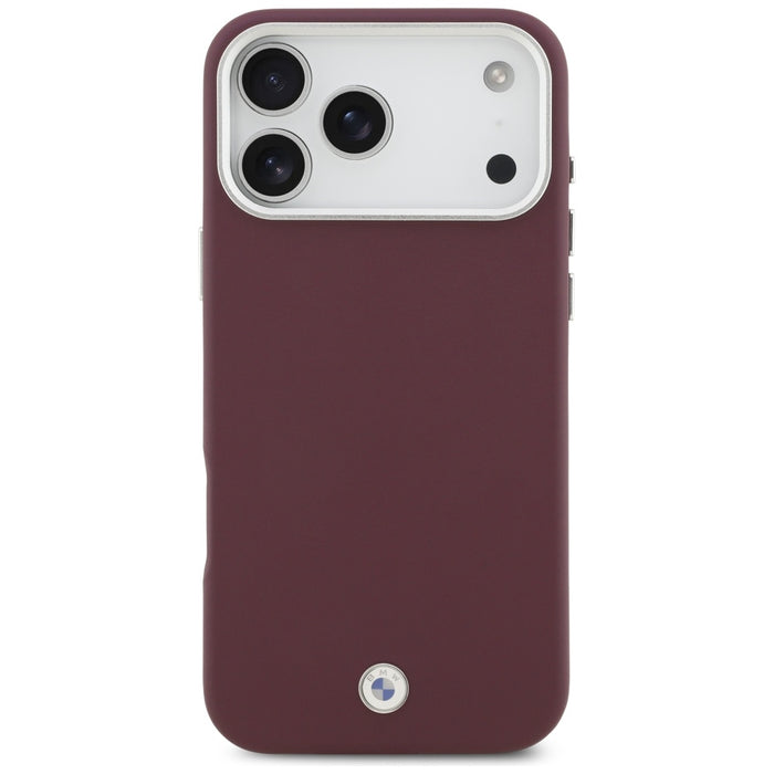 BMW Sign Full Wrapped Metal MagSafe Case for iPhone 17 Pro Max - Red
