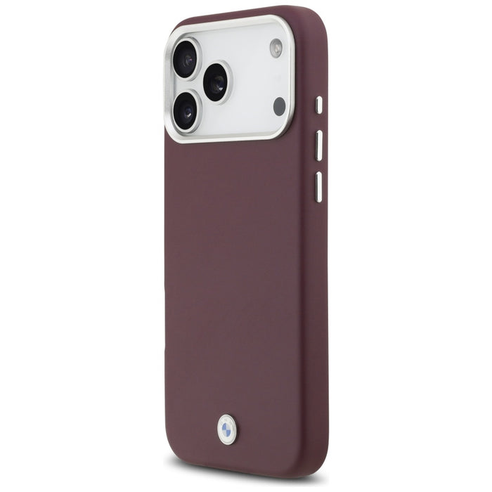 BMW Sign Full Wrapped Metal MagSafe Case for iPhone 17 Pro Max - Red